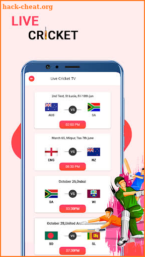 Live Cricket TV - Live Score screenshot