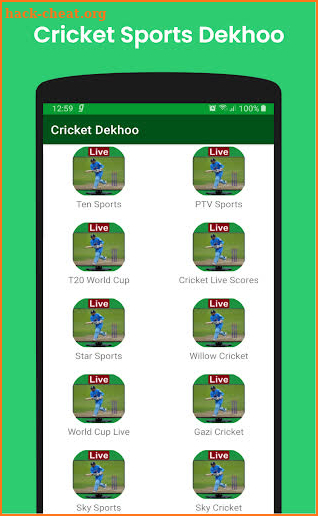 Live Cricket TV Sports World screenshot