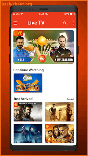 Live Cricket TV - thoptv pro guide Thop Live TV screenshot