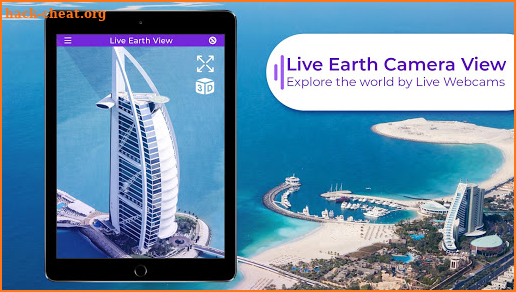 Live Earth Cam HD - Webcam, Satellite View, 3D Map screenshot