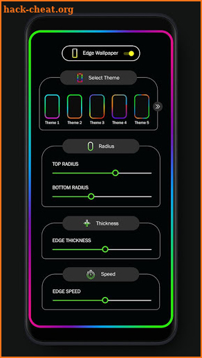 Live Edge Lighting Screen Lighting Color screenshot