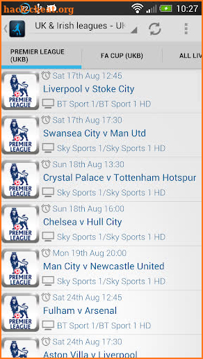 Live Football On TV screenshot