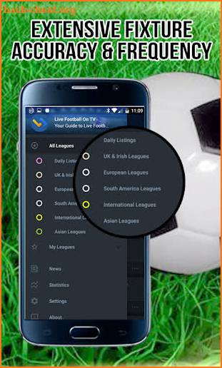 Live Football On TV (Guide) screenshot