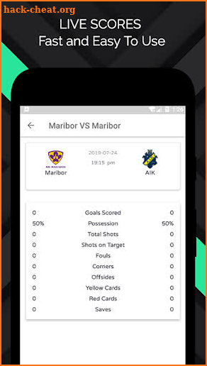 live Football Scores - Cricket Score screenshot