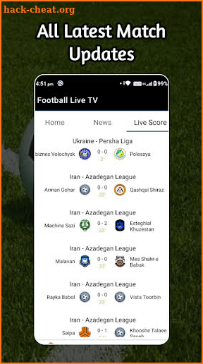 Live Football TV screenshot