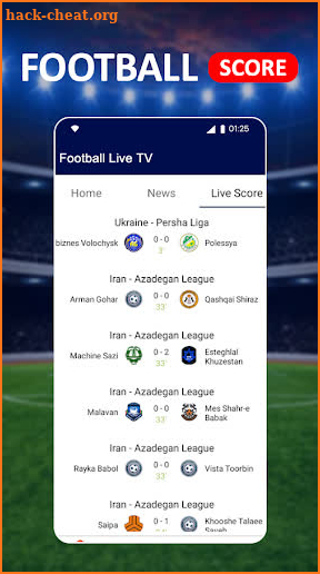 Live Football TV Stream HD screenshot