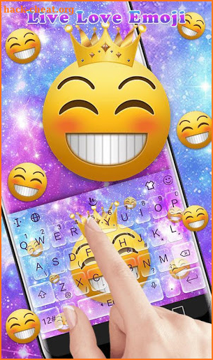 Live Love Emoji Keyboard Theme screenshot