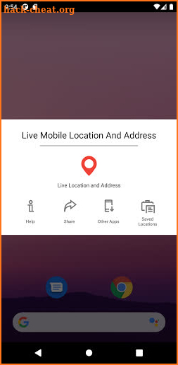 Live Mobile Location and Address screenshot