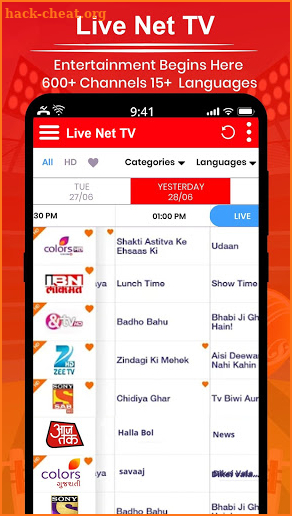 Live Net TV - Free Live Net Tv Sports Guide screenshot