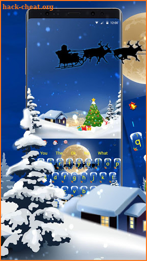 Live Night Magic Santa keyboard screenshot