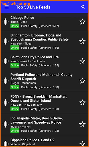 Live Police Scanner Pro screenshot