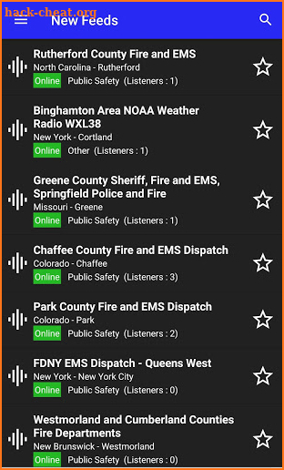 Live Police Scanner Pro screenshot