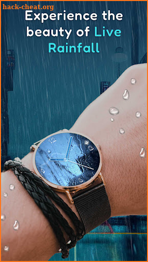 Live Rainfall Watch Face screenshot