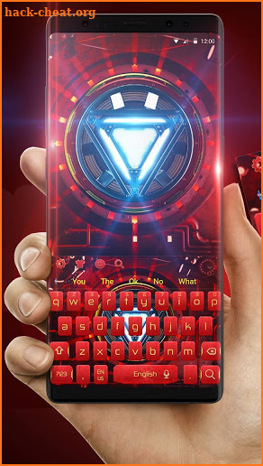 Live Red Reactor Launcher Keyboard screenshot