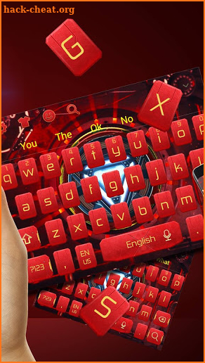 Live Red Reactor Launcher Keyboard screenshot