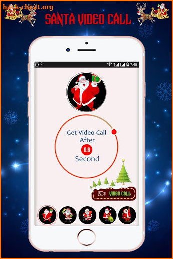 Live Santa Claus Video Call / Santa Video Call screenshot