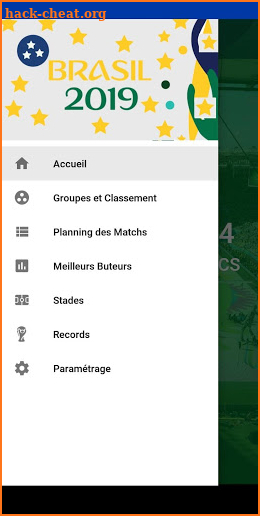 Live score Brazil 2019 screenshot