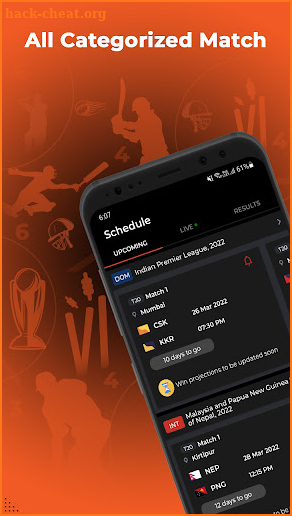 Live Score, Match Predictions screenshot