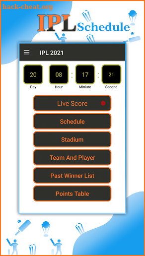 Live Score, Schedule, Points Table for IPL 2021 screenshot