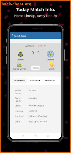 Live Soccer: Football tv Score screenshot