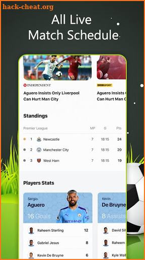 Live Soccer TV - Scores, Stats, Streaming TV Guide screenshot