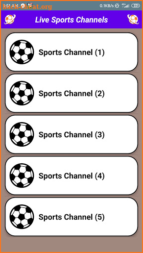 Live Sports Channels screenshot