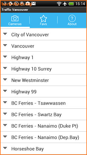 Live Traffic Vancouver screenshot