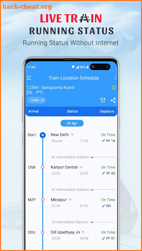Live Train Status : Where is my Train screenshot