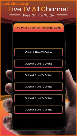 Live TV Channel Free Online Guide screenshot