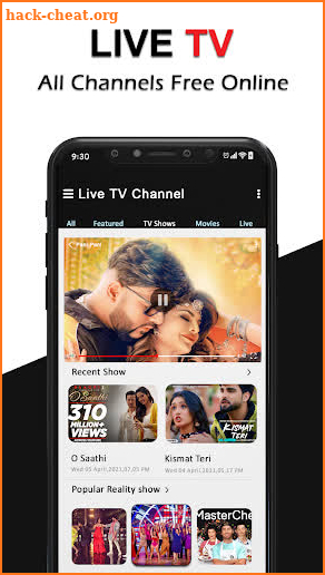 Live TV Channels Online Guide screenshot