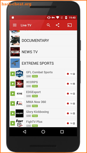 Live TV FilmOn Free TV DLNA screenshot