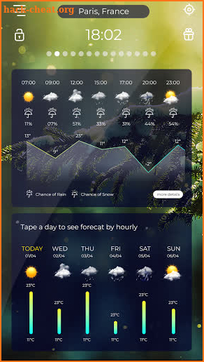 Live weather & Forecast days & Radar show screenshot