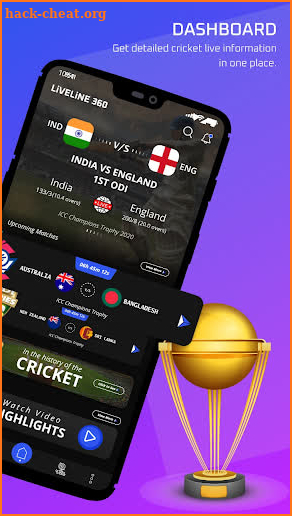 LiveLine360 - An app for Cricketience screenshot