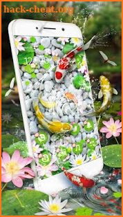 Lively Koi Fish 3D Theme screenshot