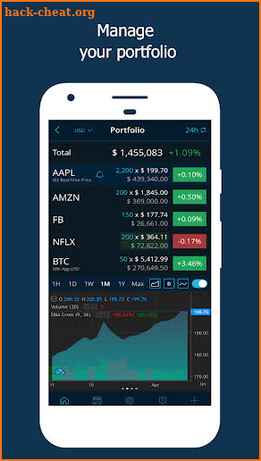 LiveQuote: Stocks & Cryptos screenshot