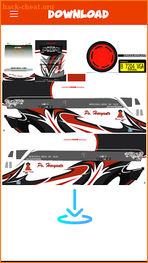 Livery Bussid PO Haryanto screenshot