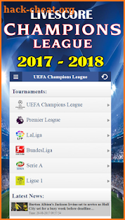 Livescore Championship 2017 - 2018 screenshot