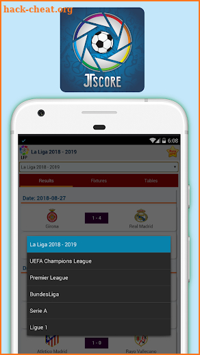 LiveScores Soccer - Laliga 2018 screenshot