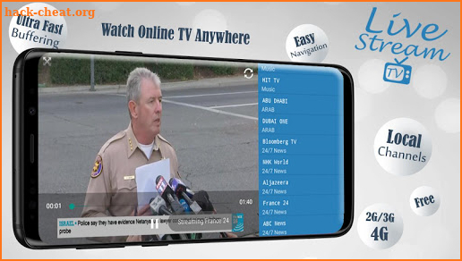 LiveStream TV screenshot