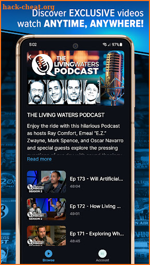 LivingWaters.tv screenshot