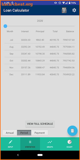 Loan and Mortgage Calculator screenshot