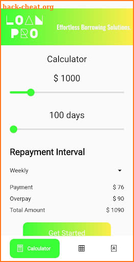 Loan Pro - Borrowing Solutions screenshot