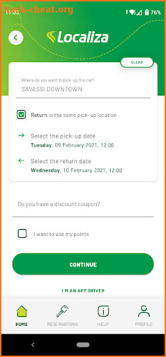 Localiza - Rent a car screenshot