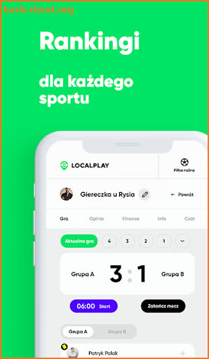 LOCALPLAY - Sportowe spotkania warte zagrania screenshot