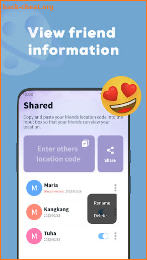 Location Share screenshot