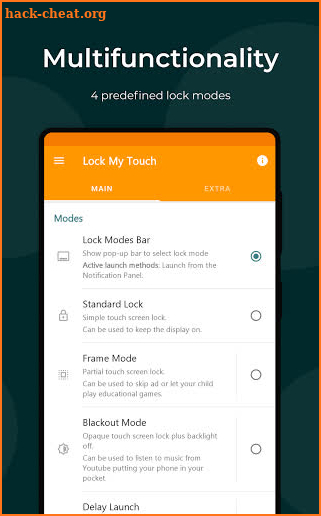 Lock My Touch: Smart Lock of Touch Screen & Keys screenshot