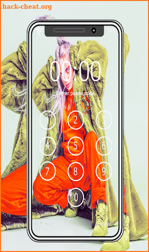 Lock Screen Billie Eilish screenshot