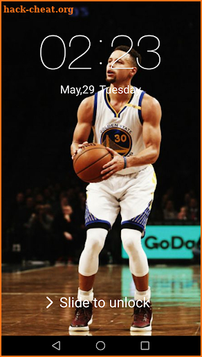 Lock Screen for King Stephen Curry 2018 screenshot