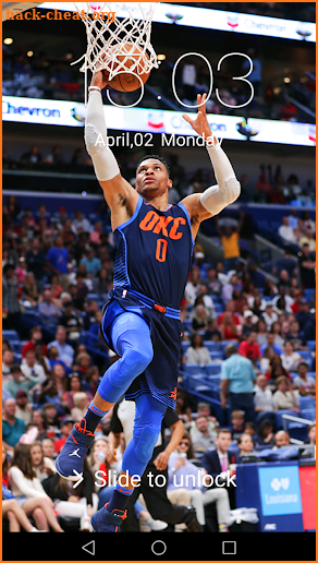 Lock Screen for Russell Westbrook 2018 screenshot