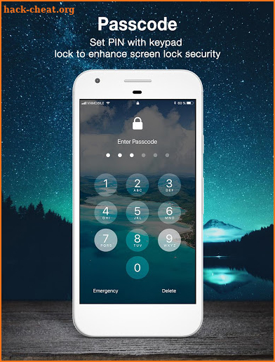 Lock screen OS12 screenshot